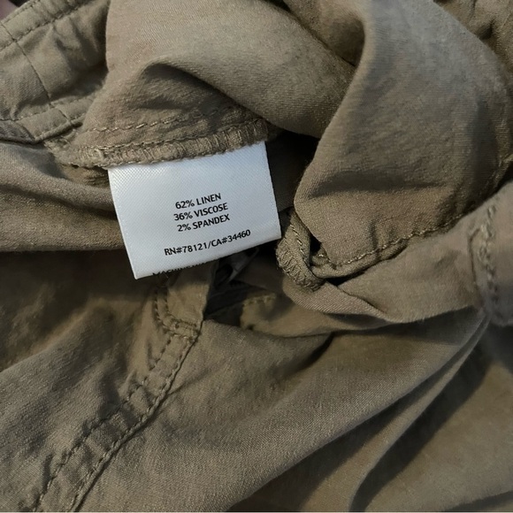 Eileen Fisher Linen Blend Ankle Pants Petite - Picture 5 of 8